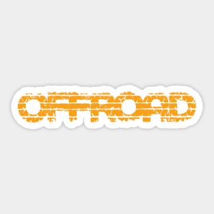 Offroad Tracks (YELLOW) Sticker